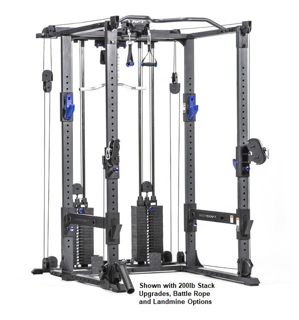 BodyCraft RFT Pro Rack Functional Trainer front view