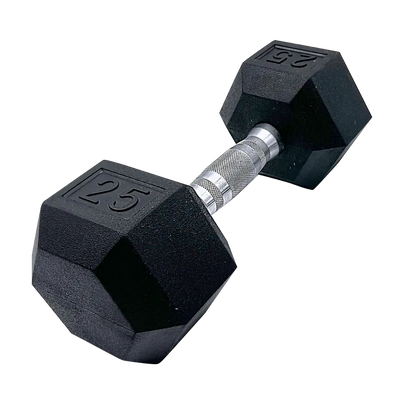 Power Stream Rubber Hex Dumbbells