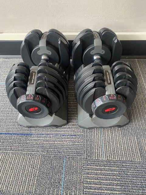 Pre-Owned Bowflex Adjustable Dumbbells 5-52.5 Pounds