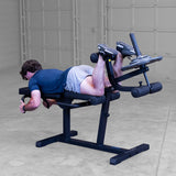 Body-Solid GLCE365B - leg curl position