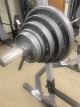 Pre-Owned Nautilus Half Rack + 300 pound Hampton Fitness Weight Set Package