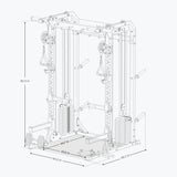 Major Fitness F22 Pro All-In-One Home Gym Power Rack