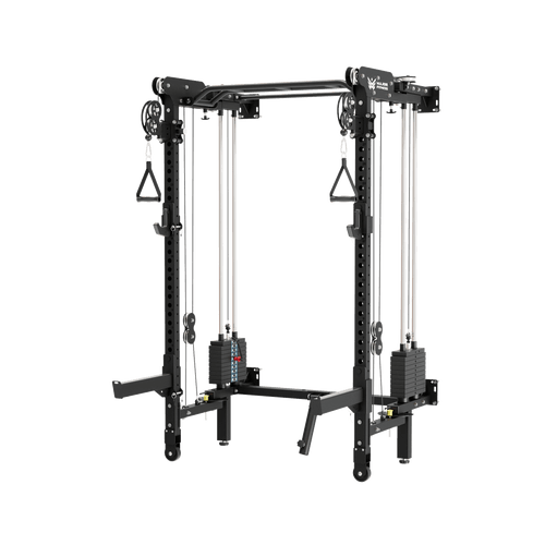 Major Fitness F35 Pro All-In-One Home Gym Wall-Mount Folding Power Rack